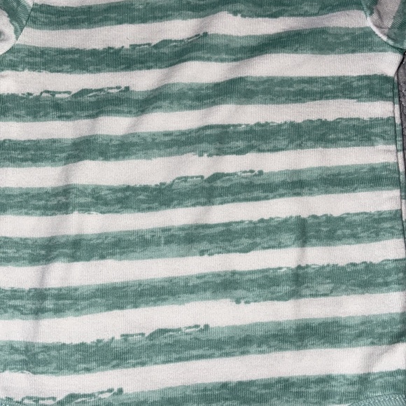 Cloud island 3-6 months one Piece. 3 one pieces beach, whales, stripe blue green - Picture 4 of 6